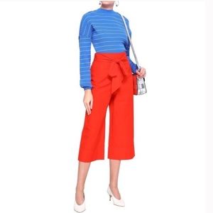 Kate Spade Slub Cotton Culotte in Cherry Pepper 🌶